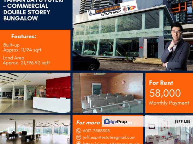Shop for rent in Johore Bahru, Johor