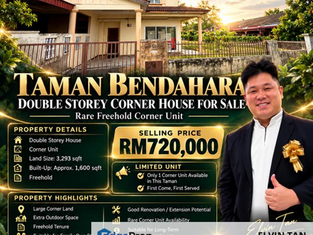 House for sale in Taman Bendahara, Kuala Selangor