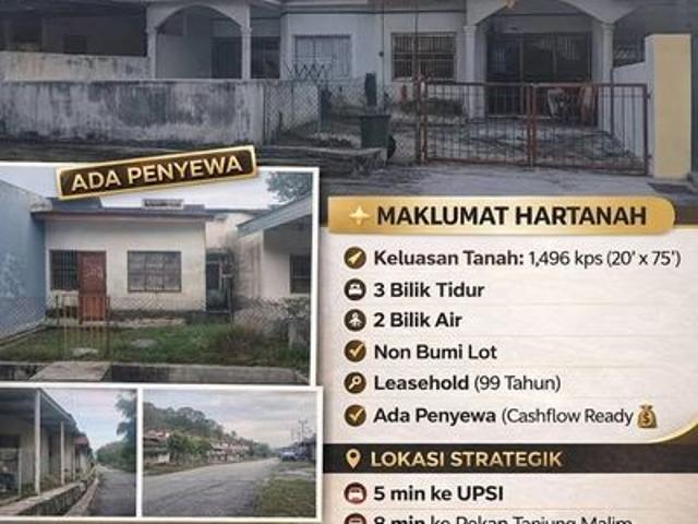 House for sale in Perak, Tanjong Malim