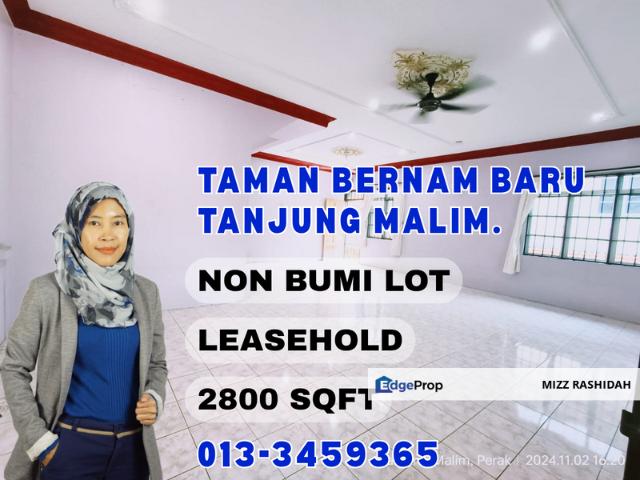 House for sale in Perak, Tanjong Malim