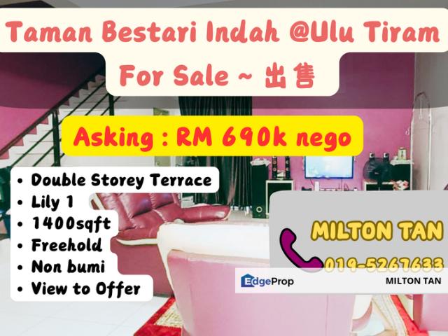 House for sale in Johor Bahru, Johor