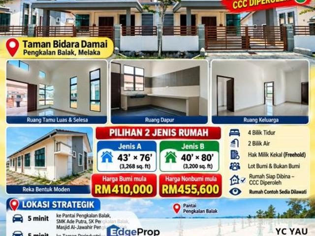 House for sale in Pengkalan Balak, Alor Gajah