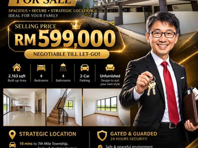 House for sale in Kampung Pengkalan Kuap, Bahagian Samarahan