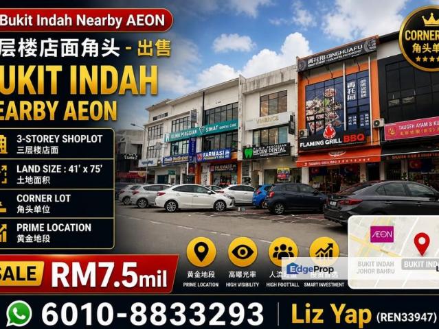 Shop for sale in Bukit Ledang, Johor