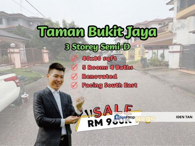 House for sale in Taman Bukit Jaya, Ulu Tiram