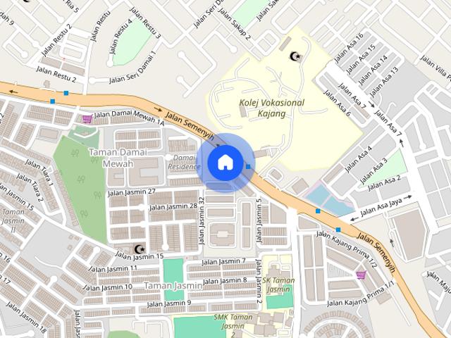 Apartment for rent in Kajang, Langat