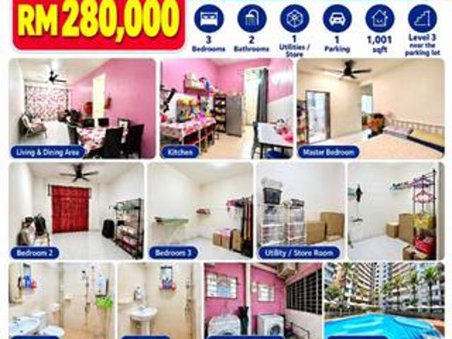 Apartment for sale in Majlis Bandaraya Subang Jaya, Petaling