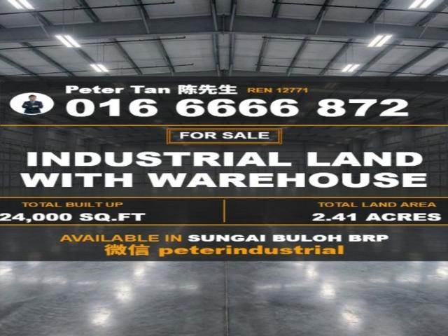 Warehouse for sale in Selayang, Selangor
