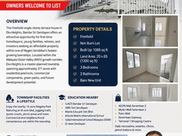 House for sale in Sendayan Village, Negeri Sembilan