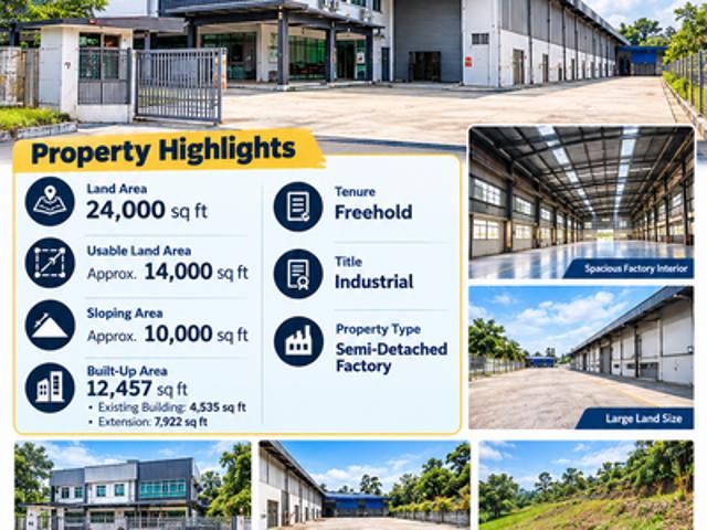 Warehouse for sale in Seri Kembangan, Majlis Bandaraya Subang Jaya