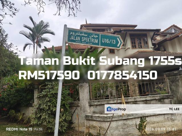 House for sale in Shah Alam, Petaling