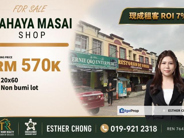 Shop for sale in Bukit Ledang, Johor