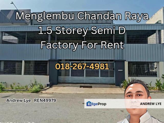 Warehouse for rent in Menglembu, Majlis Bandaraya Ipoh