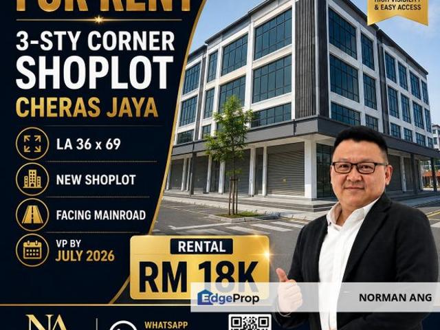 Shop for rent in Kajang, Langat