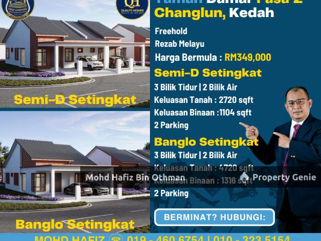 Residential House for sale in Changlun, Kedah