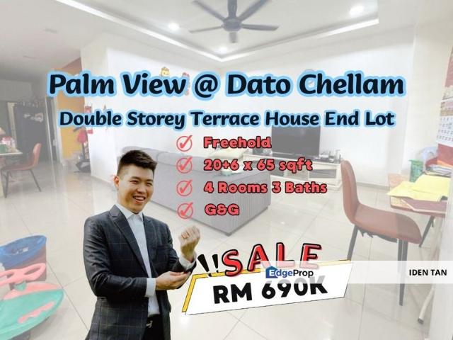 House for sale in Taman Dato Chellam, Ulu Tiram