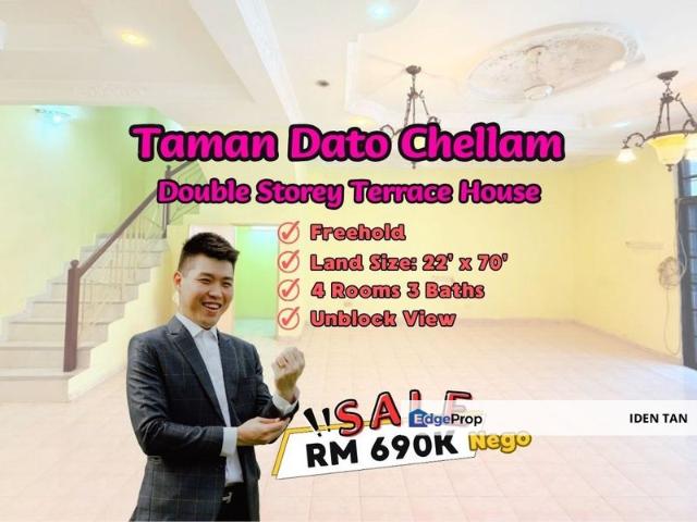House for sale in Taman Dato Chellam, Ulu Tiram