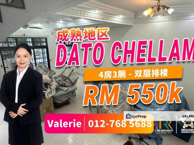 House for sale in Taman Dato Chellam, Ulu Tiram