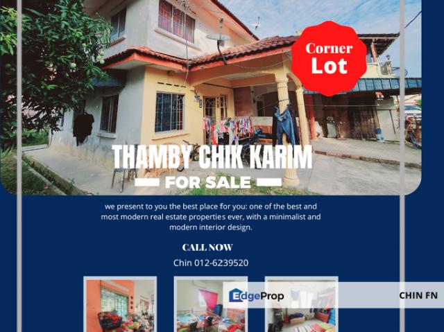 House for sale in Taman Datuk Tamby Chik Karim, Melaka Tengah