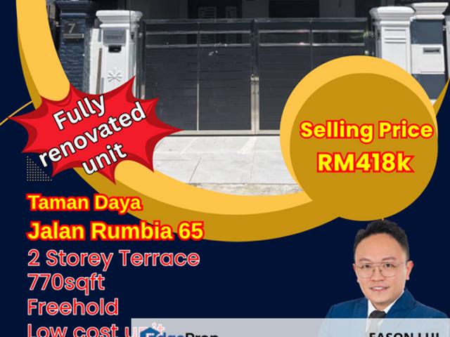 House for sale in Taman Daya, Tebrau