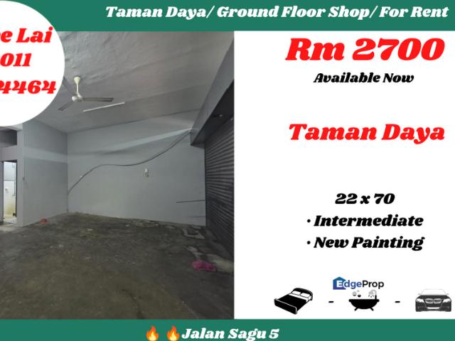 Shop for rent in Johor Bahru