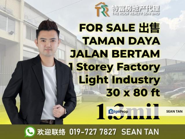 Warehouse for sale in Tebrau, Johor