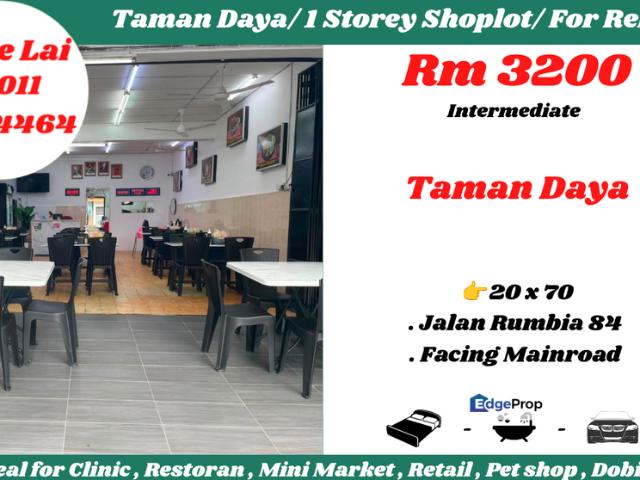 Shop for rent in Johore Bahru, Johor