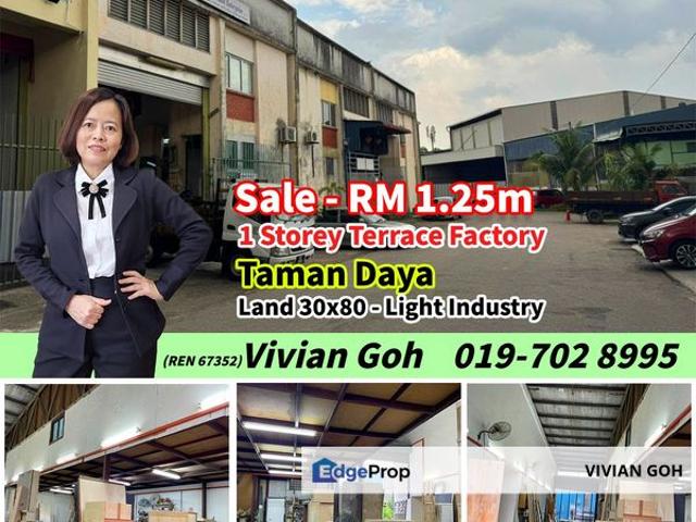 Warehouse for sale in Johor Bahru