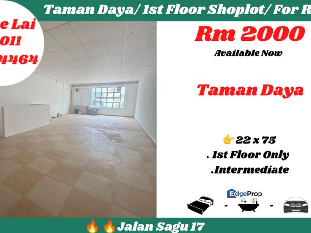 Shop for rent in Johore Bahru, Johor