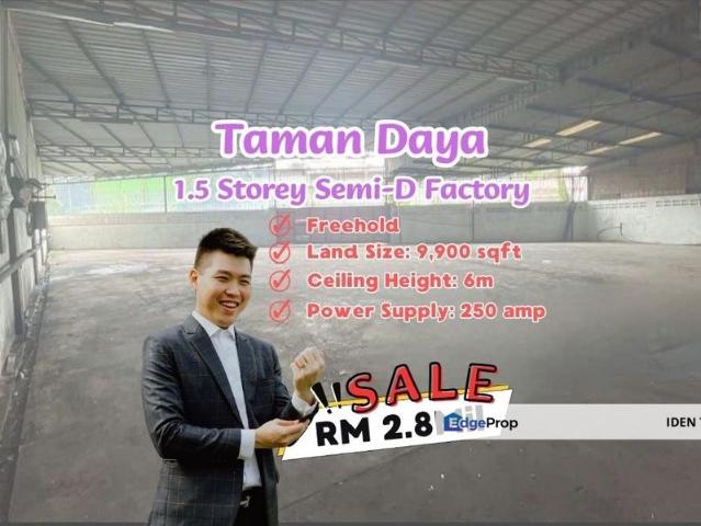 Warehouse for sale in Tebrau, Johor