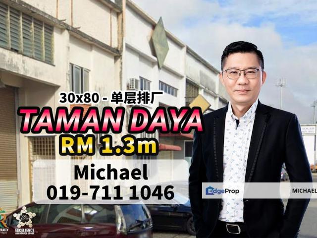 Warehouse for sale in Tebrau, Johor