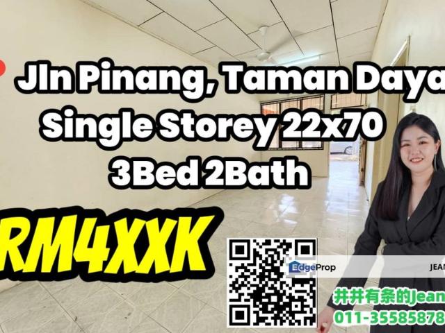 House for sale in Taman Daya, Tebrau