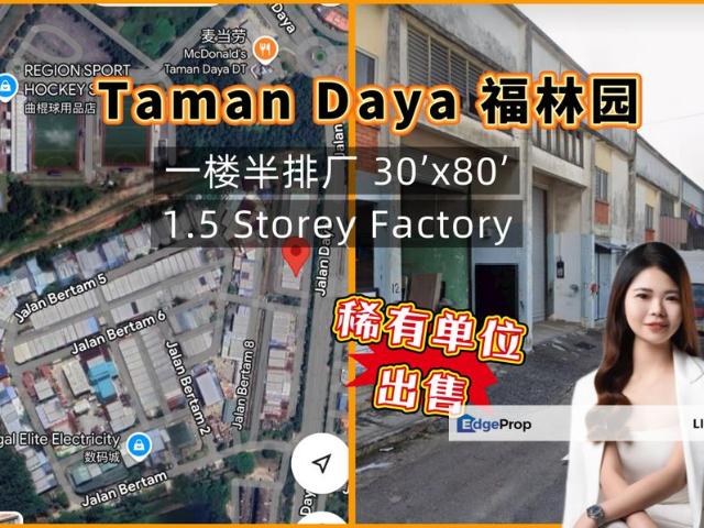 Warehouse for sale in Tebrau, Johor