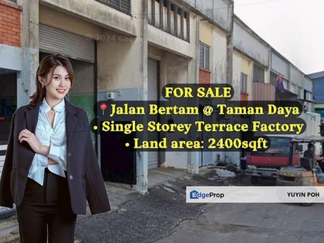 Warehouse for sale in Tebrau, Johor