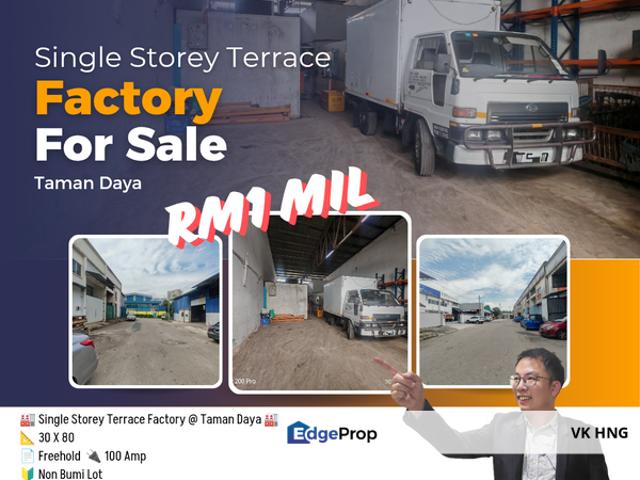 Warehouse for sale in Tebrau, Johor