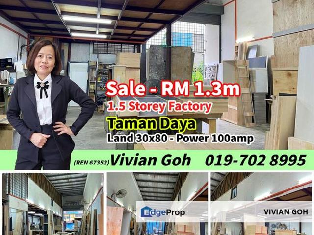 Warehouse for sale in Tebrau, Johor