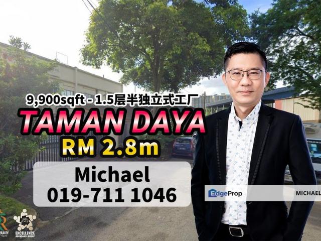 Warehouse for sale in Tebrau, Johor