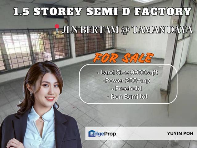 Warehouse for sale in Tebrau, Johor