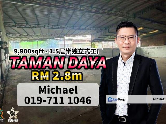 Warehouse for sale in Tebrau, Johor