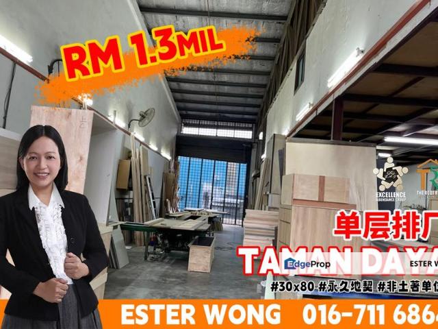 Warehouse for sale in Tebrau, Johor