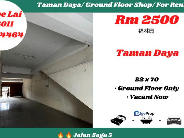 Shop for rent in Johore Bahru, Johor