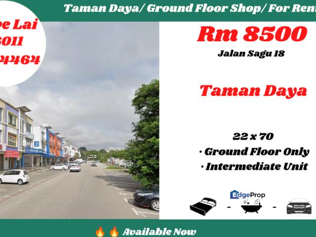 Shop for rent in Johore Bahru, Johor