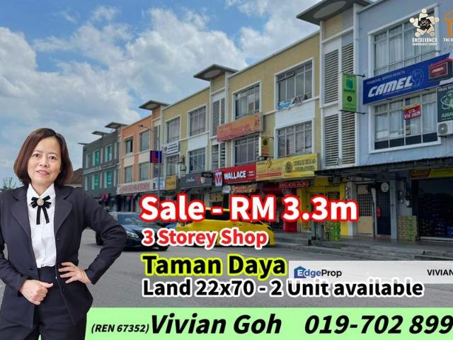 Shop for sale in Johore Bahru, Johor