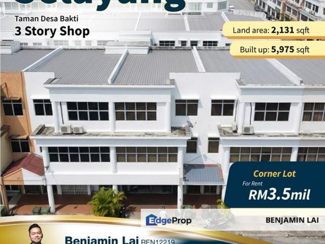 Shop for sale in Selayang, Selangor