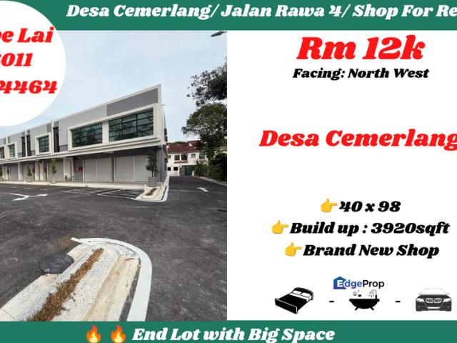 Shop for rent in Bukit Ledang, Johor