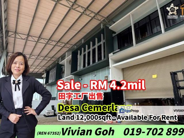 Warehouse for sale in Ulu Tiram, Johor Bahru