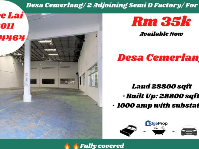 Warehouse for rent in Ulu Tiram, Johor Bahru