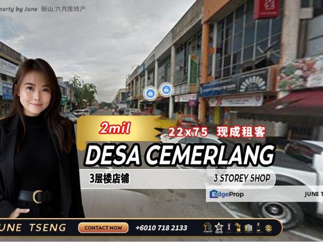 Shop for sale in Johor