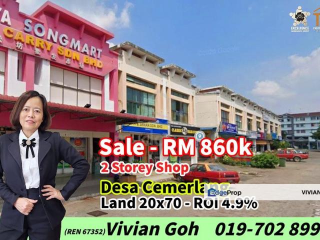 Shop for sale in Johor