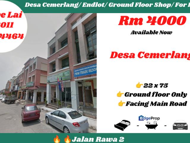 Shop for rent in Taman Desa Cemerlang, Johor Bahru